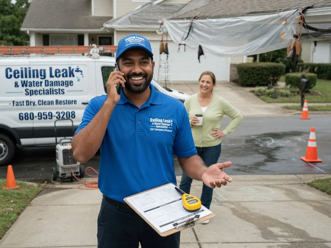 Ceiling Leak Cleanup Upper Lake, CA FAQs